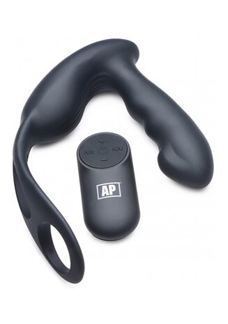 Milking and Vibrating Prostate Massager + Harness with 7 Speeds
