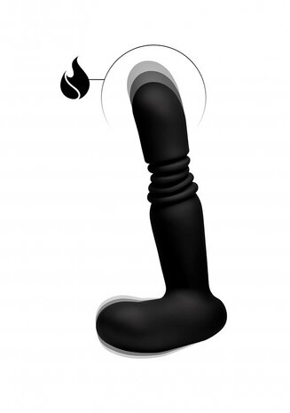Silicone Thrusting Butt Plug with Remote Control