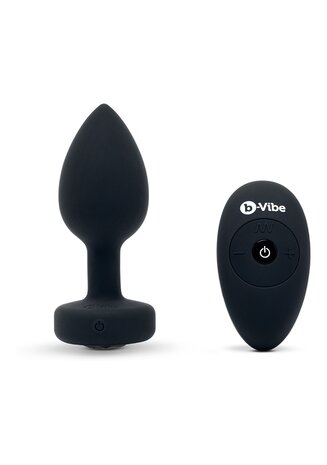 Black Diamond - Vibrating Butt Plug - M/L
