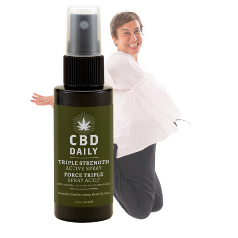 CBD Daily Active Spray with Triple Action - 2 fl oz / 60 ml