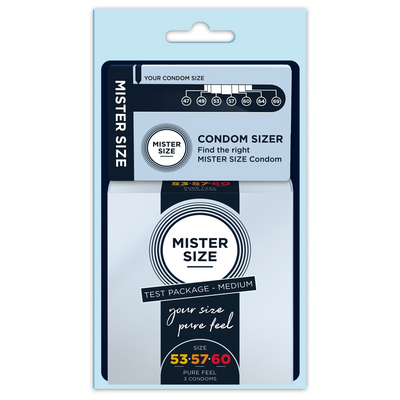 Size Kit Medium - Sizer Tool and 3 Condoms