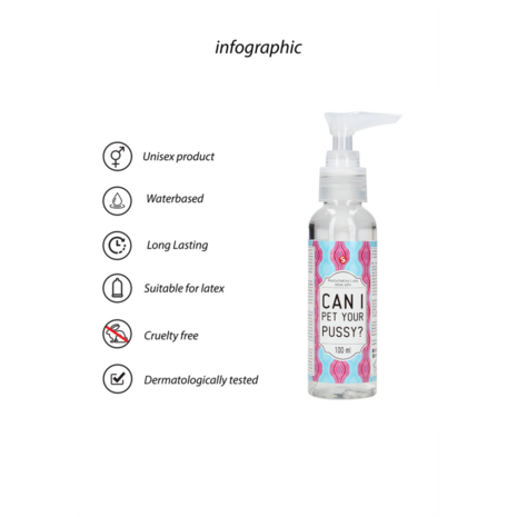 Can I Pet Your Pussy? - Masturbation Lubricant - 3 fl oz / 100 ml