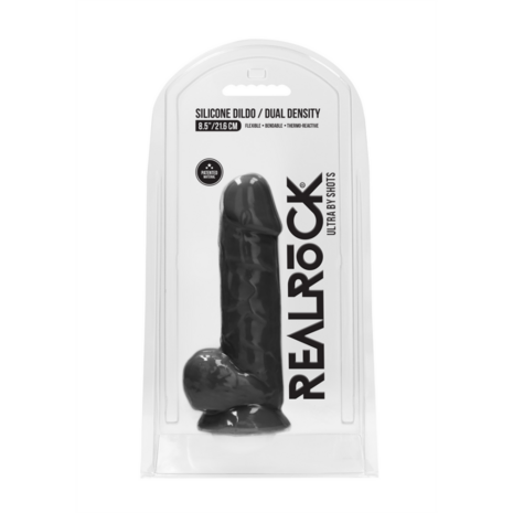 Silicone Dildo with Balls - 9 / 21,6 cm