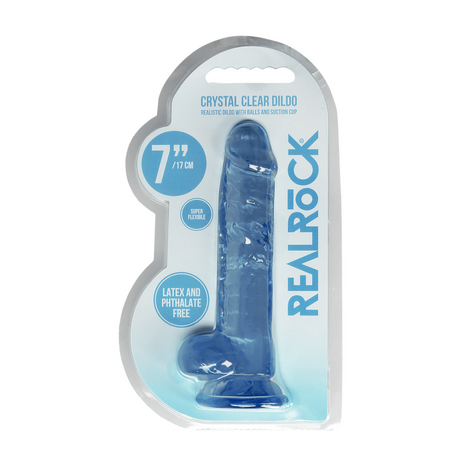 Realistic Dildo with Balls - 7 / 17 cm