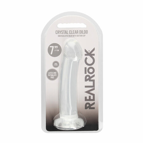 Non-Realistic Dildo with Suction Cup - 7 / 17 cm