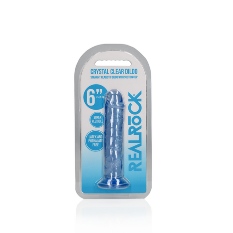 Rechtdoor Realistische Dildo met Zuignap - 6'' / 14,5