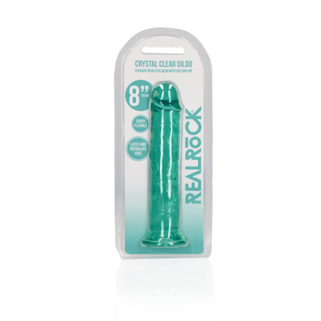 Straight Realistic Dildo with Suction Cup - 8'' / 20