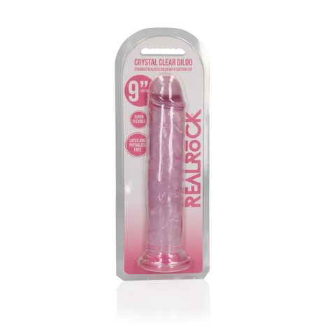 Straight Realistic Dildo with Suction Cup - 9'' / 23