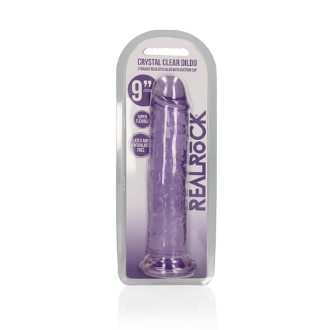 Straight Realistic Dildo with Suction Cup - 9'' / 23