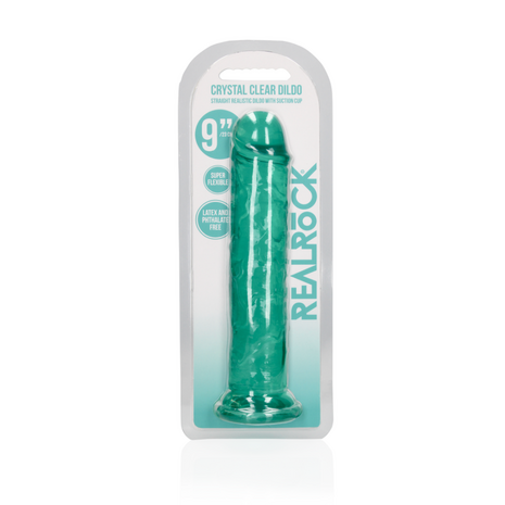 Straight Realistic Dildo with Suction Cup - 9'' / 23