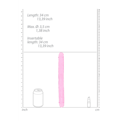 Realistic Double Dong - 13'' / 34 cm