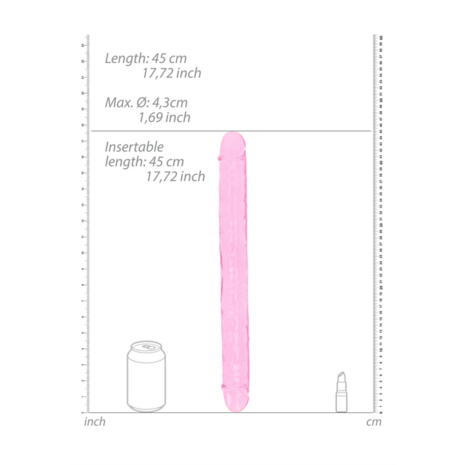 Realistic Double Dong - 18'' / 45 cm