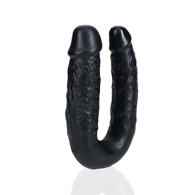 U Shaped Double Dildo 5 / 12,7 cm - Black