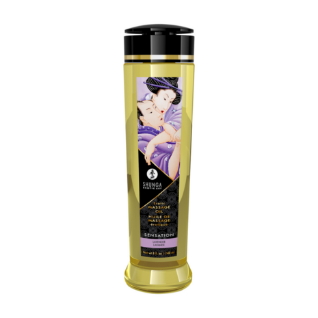 Erotic Massage Oil - Lavender - 8 fl oz / 240 ml