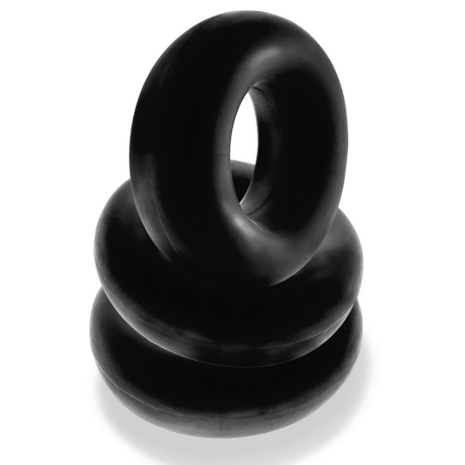 Fat Willy - 3-pack Jumbo Cockrings - Black