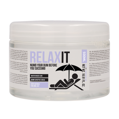 Relax It - Numb Your Bum Before You Succumb - 17 fl oz / 500 ml