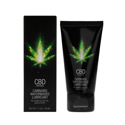 CBD Cannabis Waterbased Lubricant - 2 fl oz / 50 ml