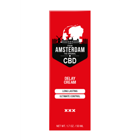 Original CBD from Amsterdam - Delay Cream - 2 fl oz / 50 ml