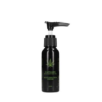 Cannabis with Hemp Seed Oil Masturbation Cream - 2 fl oz / 50 ml