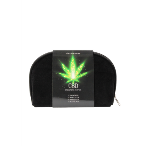 CBD Toilet Set Green Tea Hemp Oil