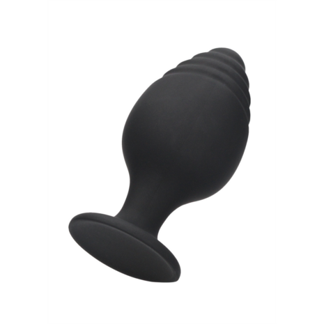 Rippled Butt Plug Set - Black