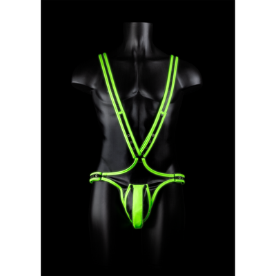 Body-Covering Harness - Glow in the Dark - S/M