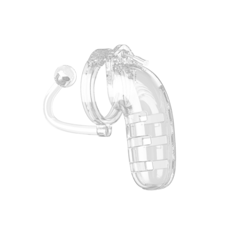 Model 12 Chastity Cock Cage with Plug - 5.5 / 14 cm