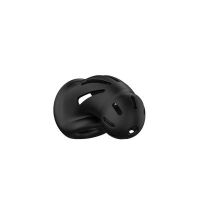 Model 27 - Ultra Soft Silicone Chastity Cage - Black