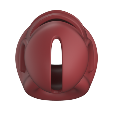 Model 28 - Ultra Soft Silicone Chastity Cage - Red