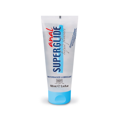 Anal Superglide Liquid Pleasure - Waterbased Lubricant - 3 fl oz / 100 ml