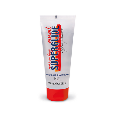 Anal Superglide Warming Liquid Pleasure - Waterbased Lubricant - 3 fl oz / 100 ml