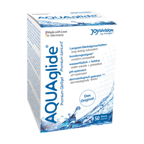 AQUAglide Neutral - Waterbased Anal Lubricant - Enkele Porties - 50 Stuks á 0.1 fl oz / 3 ml