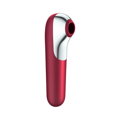 Dual Love - Air Pulse Vibrator - Red