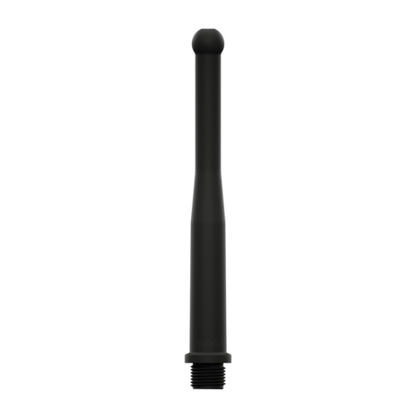 Ergoflo - Silicone Flex Tip for Anal Shower - 8 / 20 cm - Black