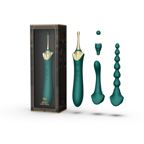 Bess 2 - Clitorale Vibrator - Turquoise Groen