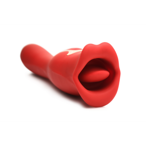 Kiss and Tell Pro - Dual-Ended Kissing Vibrator - Rood