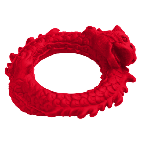 Rise of the Dragon - Silicone Cock Ring - Red