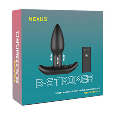 B-Stroker - Unisex Massager met Unieke Rimming Kralen en Afstandsbediening