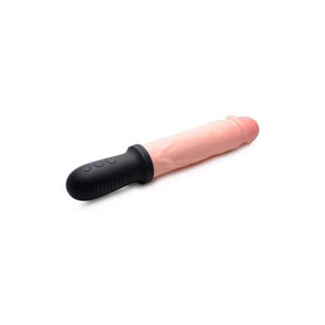 Auto Pounder - Vibrating and Thrusting Dildo with Handle