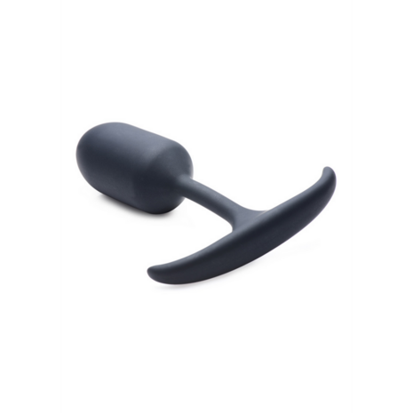 Premium Silicone Weighted Anal Plug - Medium