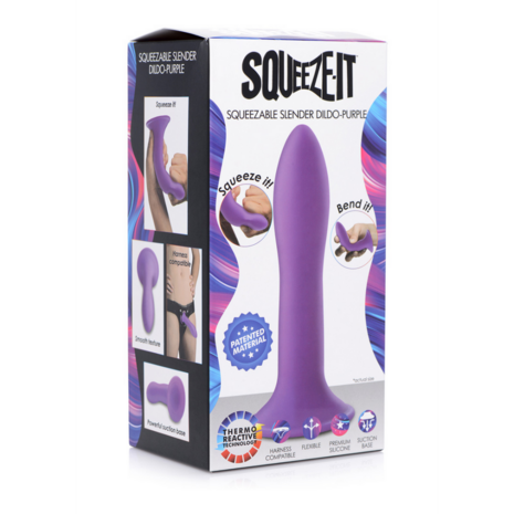 Squeezable Slim Dildo