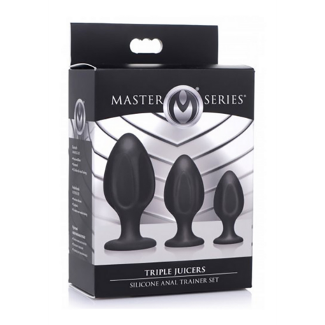 Triple Juicers - Silicone Anal Trainer Set