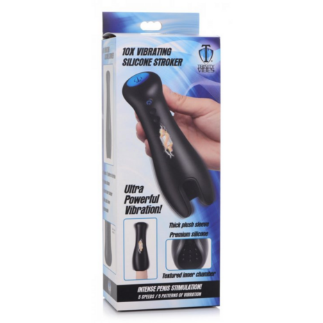 Vibrating Silicone Masturbator