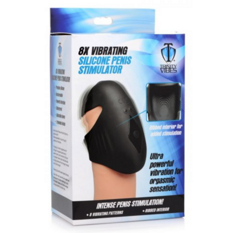 Vibrating Silicone Penis Sleeve