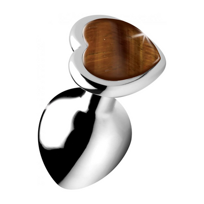 Tiger Eye Heart - Butt Plug - Medium