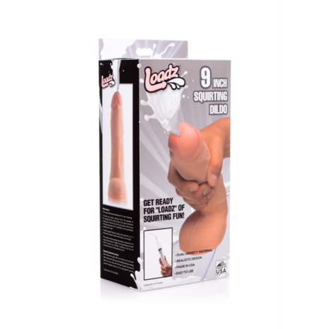 Realistische Dual Density Squirting Dildo - 7 / 18 cm