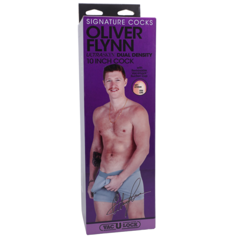 Oliver Flynn - Realistic ULTRASKYN Dildo - 10 / 25 cm - Vanilla