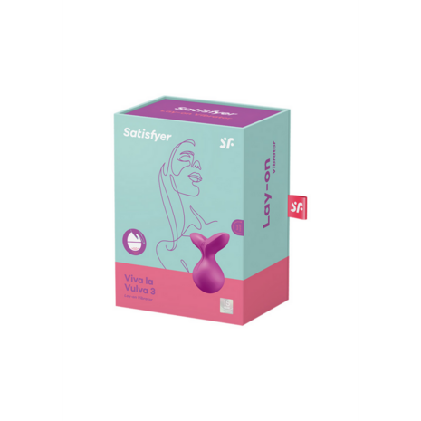 Viva la Vulva 3 - Lay-On Vibrator - Violet