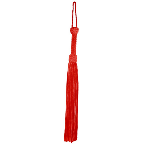 Leren Suede Flogger - Rood