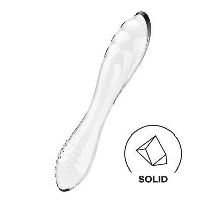 Dazzling Crystal 1 - Glass Dildo - Transparent